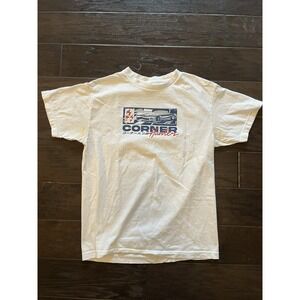 Corner Hunter Racing T-shirt Men's Size Medium Black Graphic Print